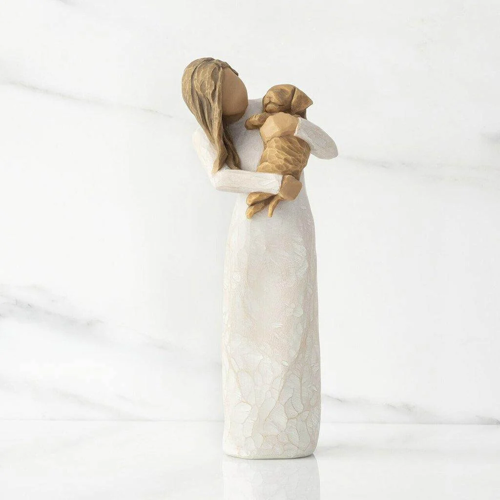 Willow Tree : "Adorable You" Golden Dog -A joyful friendship