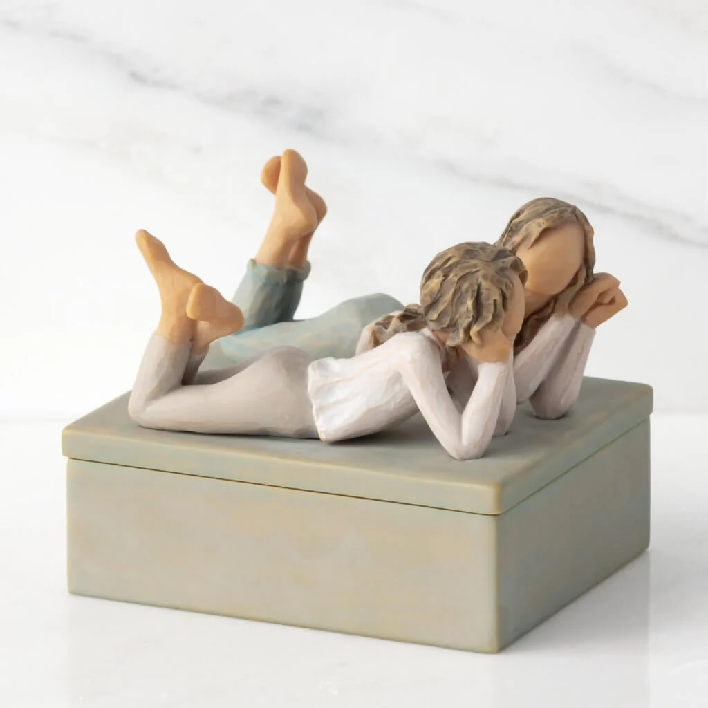 Willow Tree : Forever Friends Keepsake Box -Always by my side - Image 3