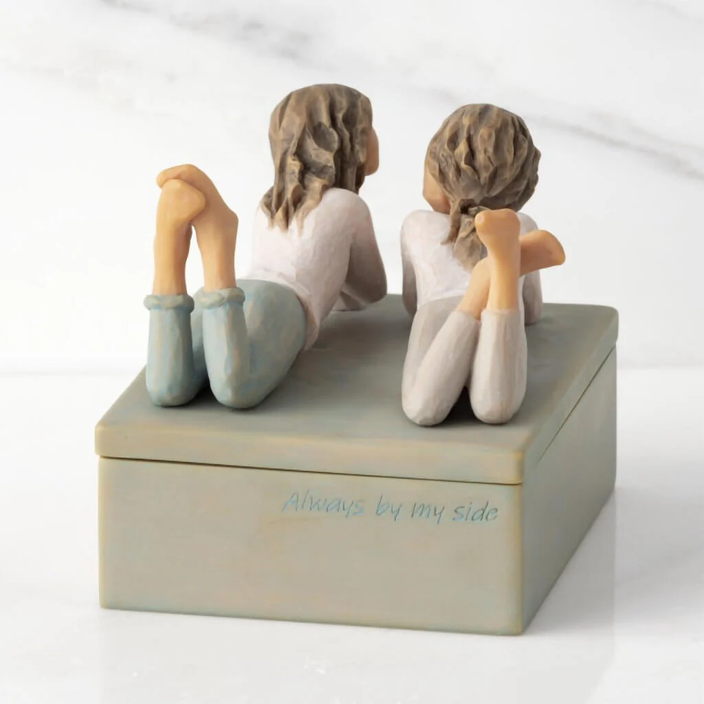 Willow Tree : Forever Friends Keepsake Box -Always by my side - Image 4