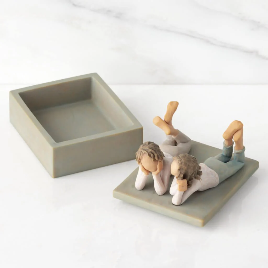 Willow Tree : Forever Friends Keepsake Box -Always by my side - Image 5