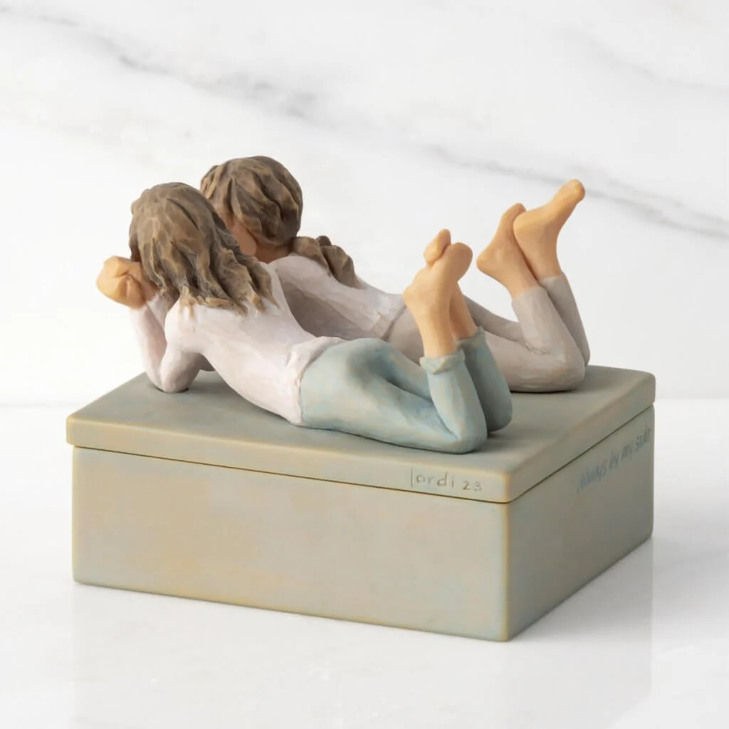 Willow Tree : Forever Friends Keepsake Box -Always by my side - Image 6