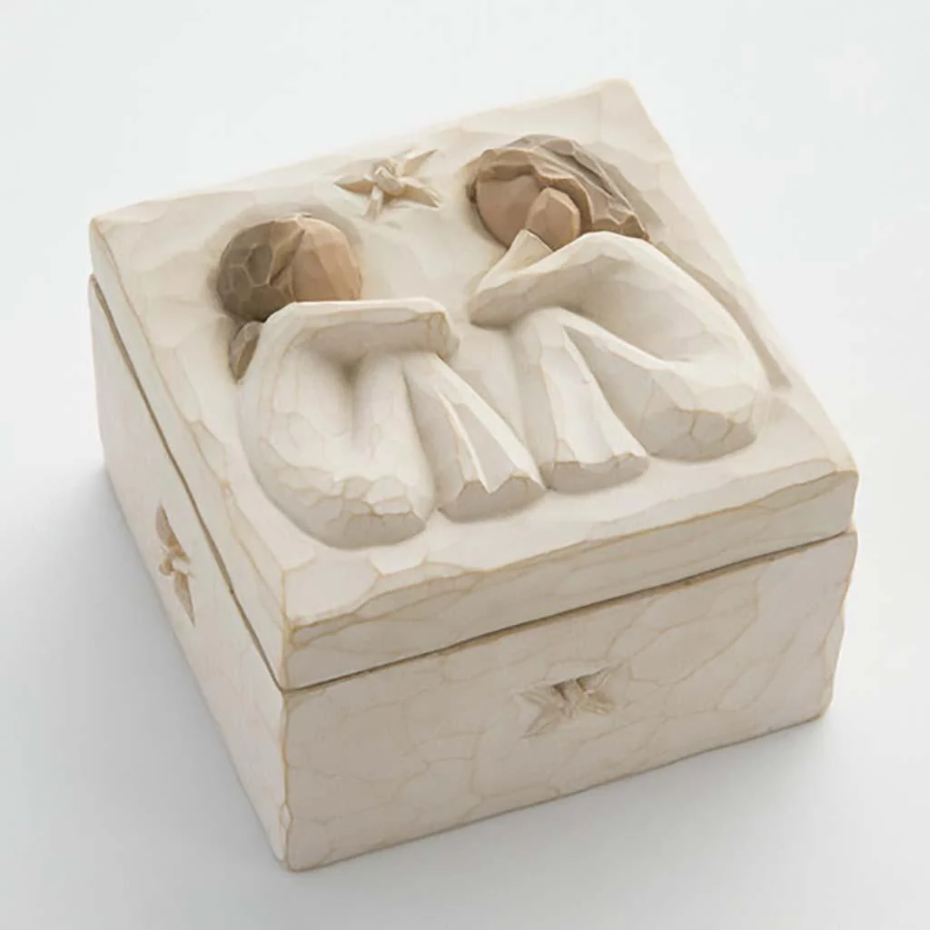 Willow Tree : Friendship Keepsake Box -Forever true, forever friends - Image 2
