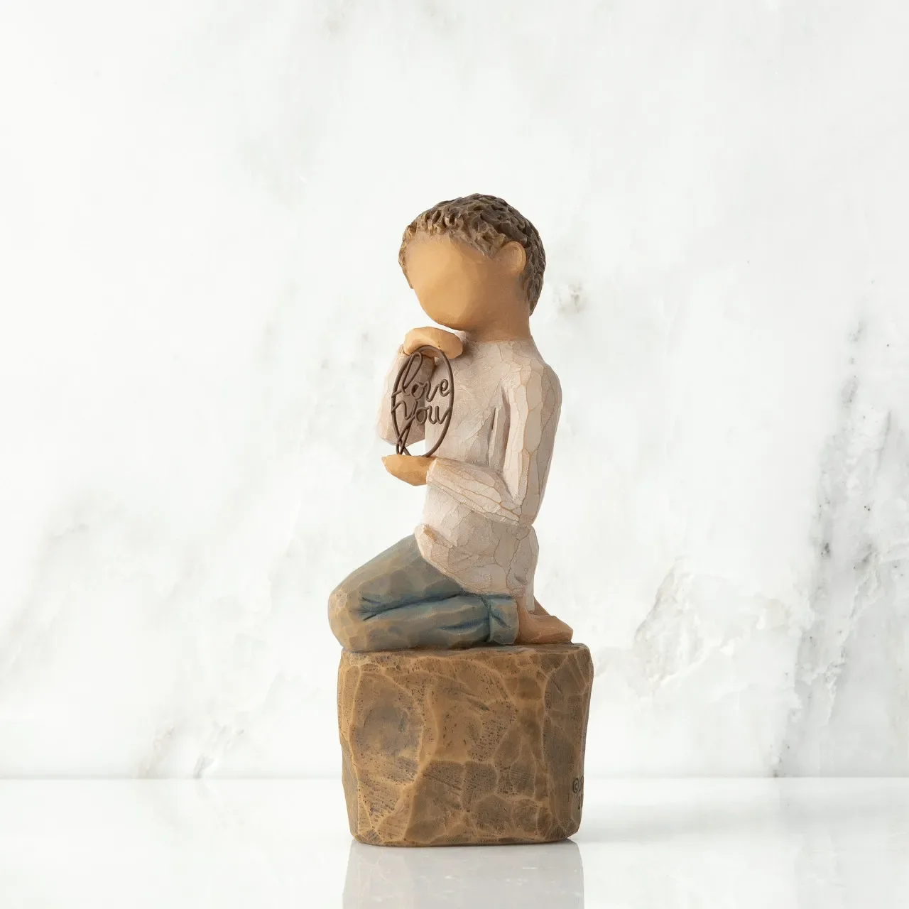 Willow Tree : "Love you too" - Lighter Skin -...a little reminder - Image 3