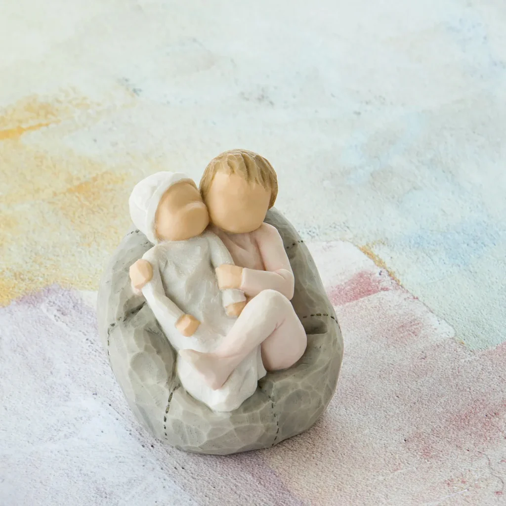 Willow Tree : My New Baby in Blush - Lots to learn to love to grow together - Image 5