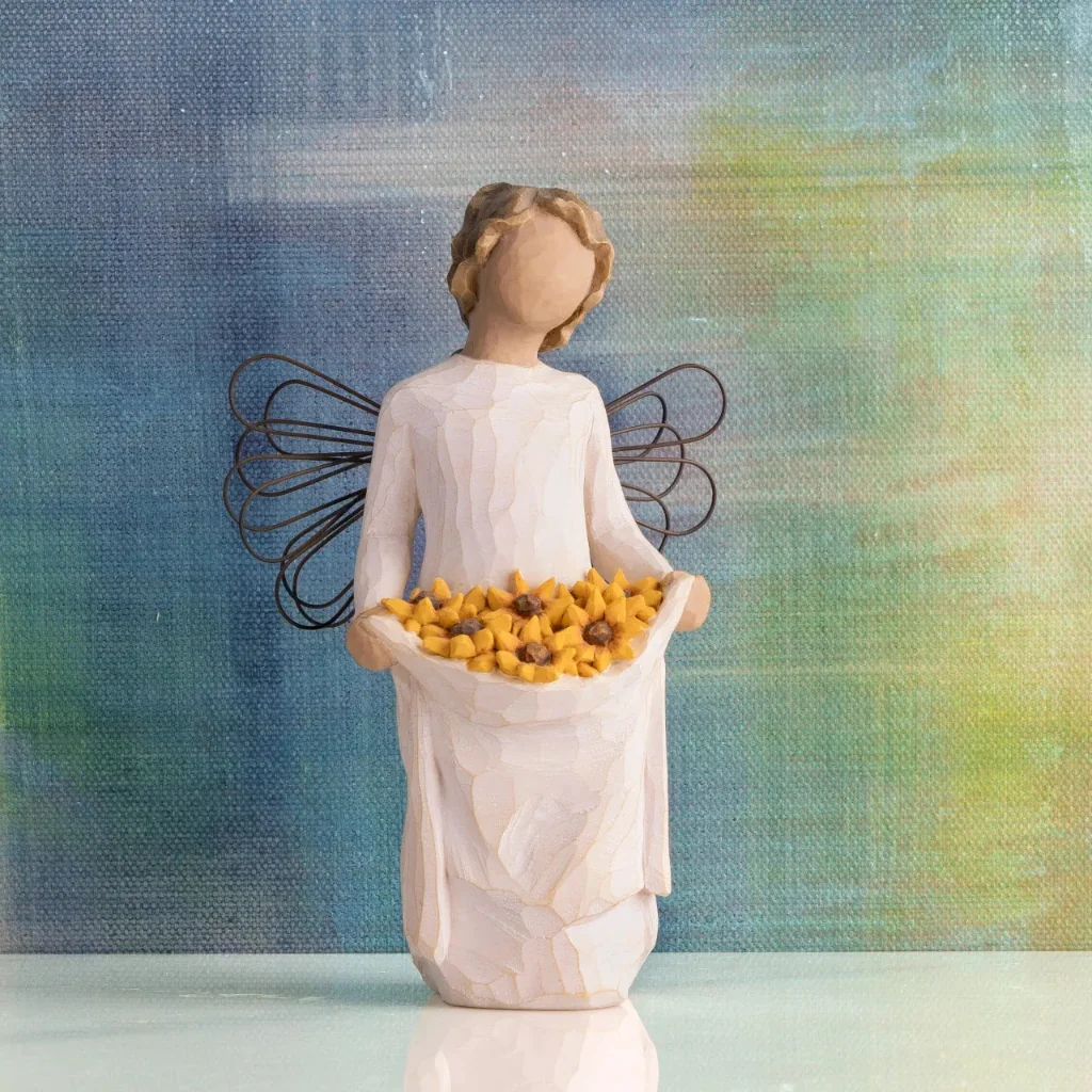Willow Tree : Sunshine - Friendship brings the sun... and flowers bloom! - Image 4