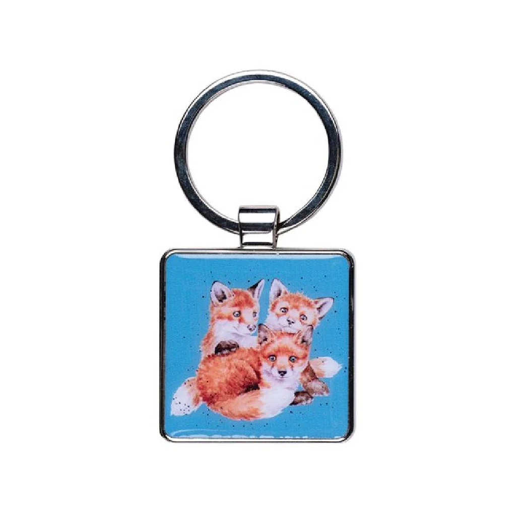 Wrendale : Snug as a Cub' Fox Keychain